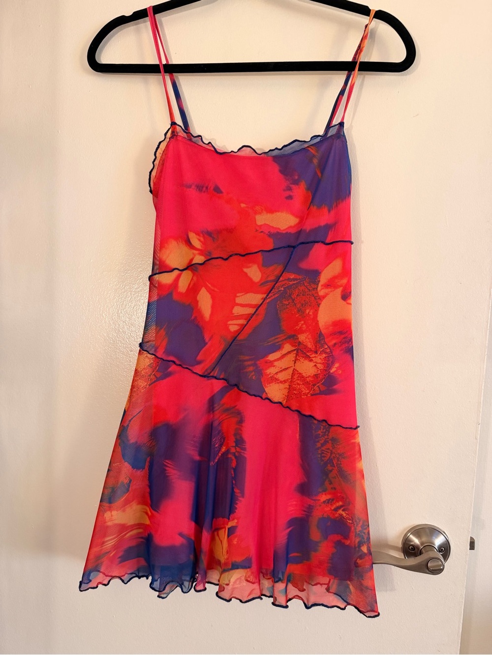 Urban Outfitters Y2K Mesh Mini Dress — XS